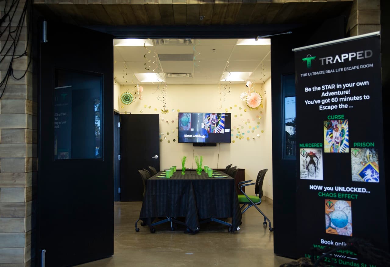 Trapped Mississauga Party Room
