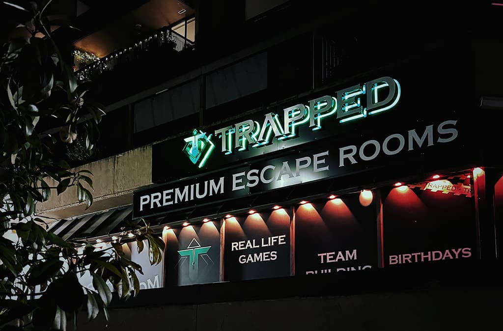 Trapped Burnaby Storefront